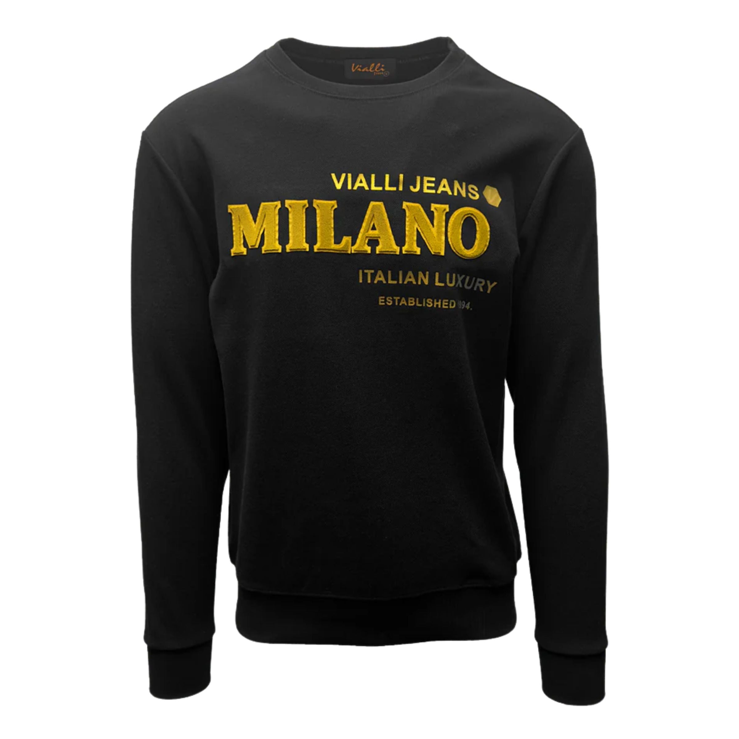 Vialli Sweater Milano Logo Black