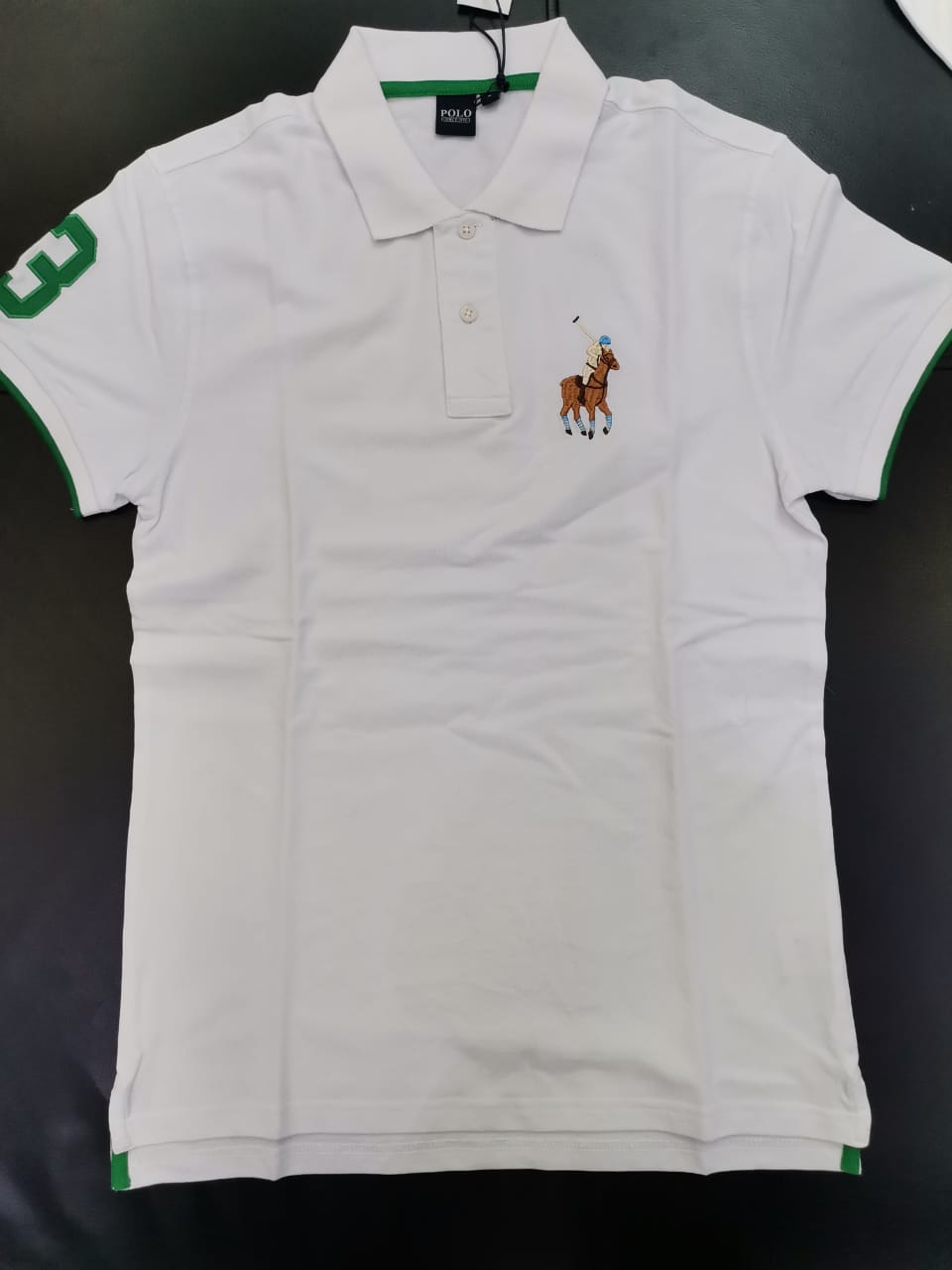 Polo Golfer Rafe Big Pony White – Colt 45