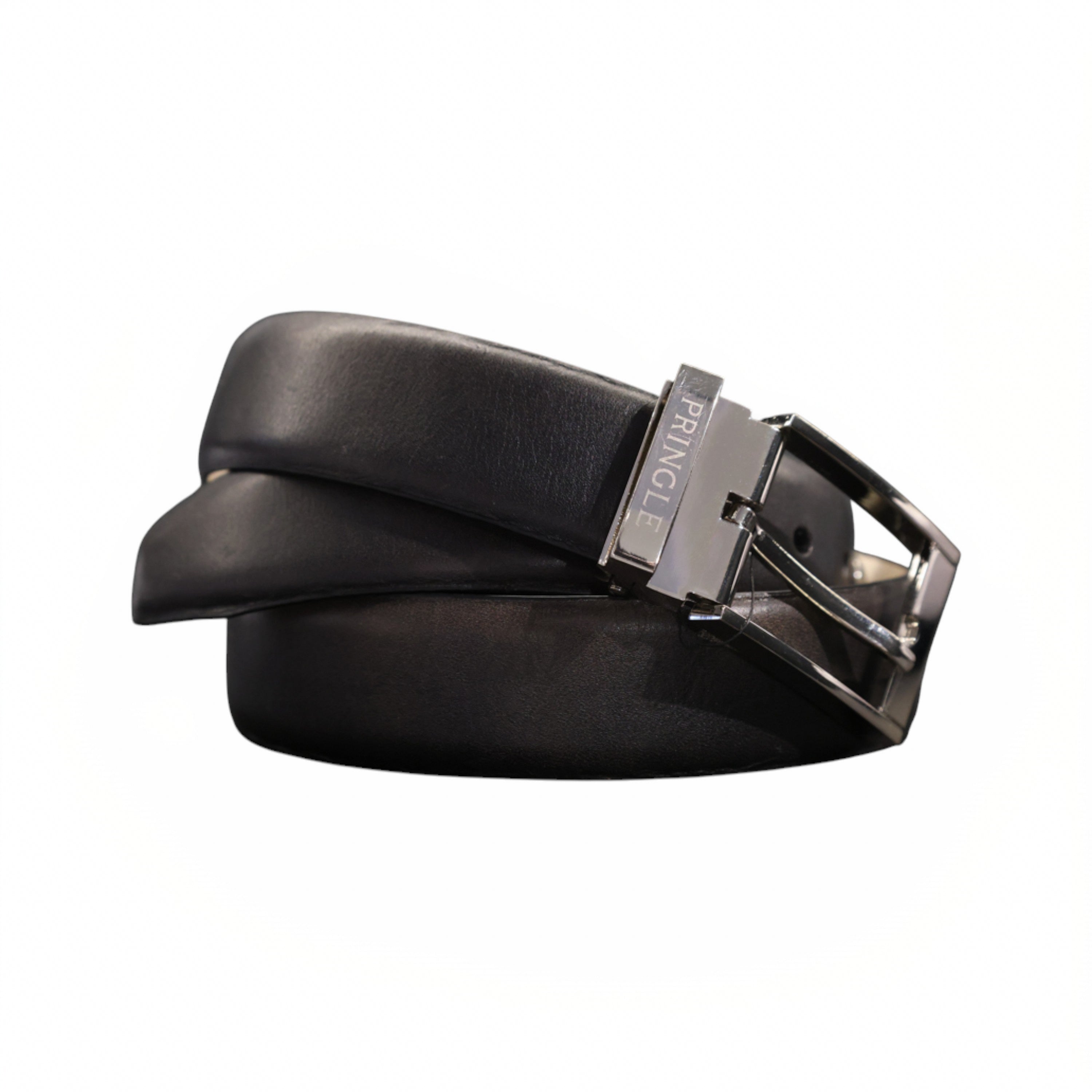 Pringle Belts Archer Nubuck Black