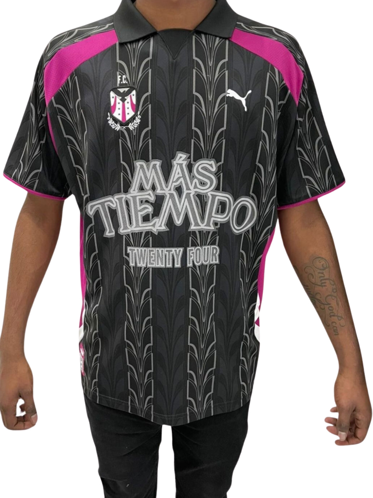 Puma T-Shirt X Mas Tiempo Twenty Black-Pink