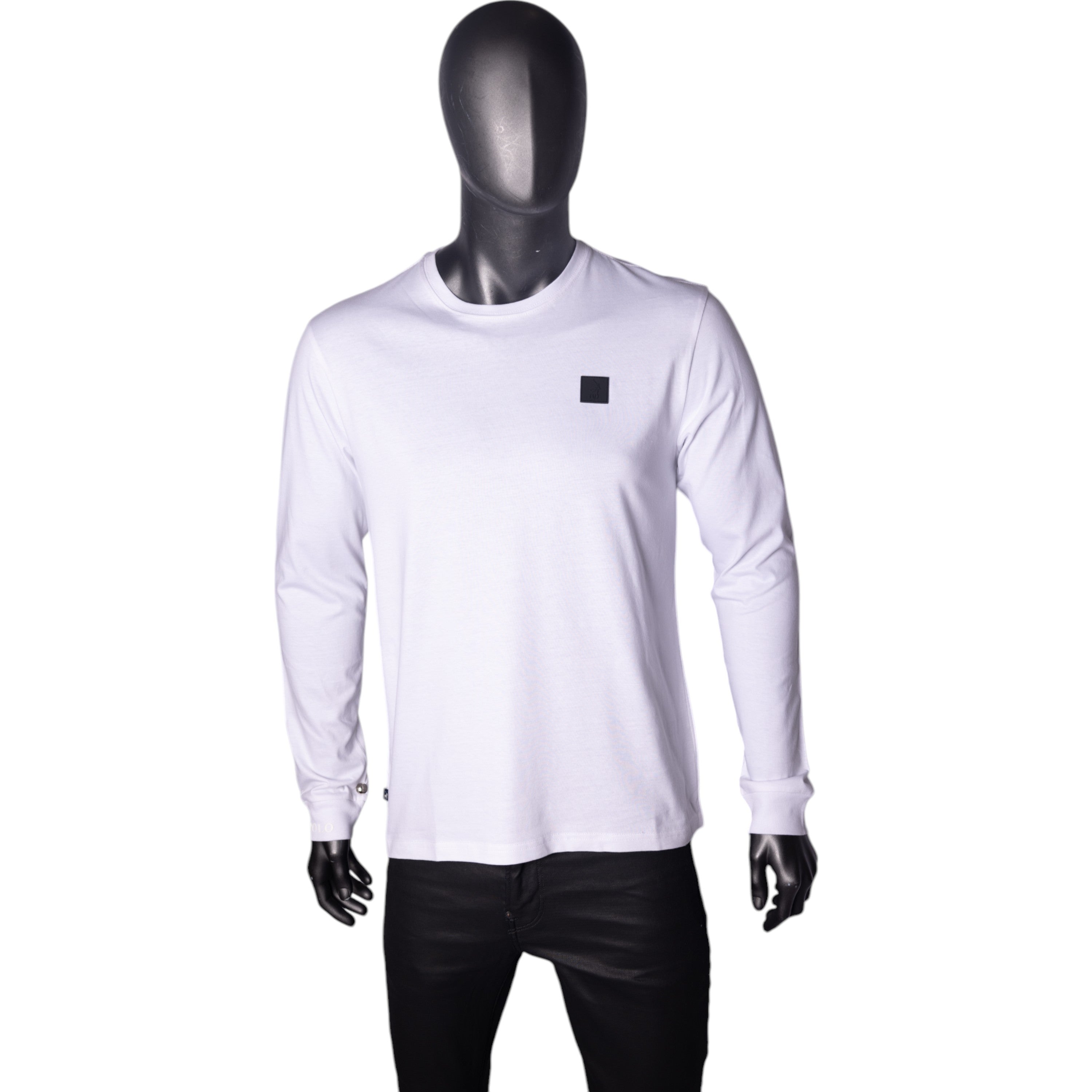 Polo Sweater Essential Classic Optic White