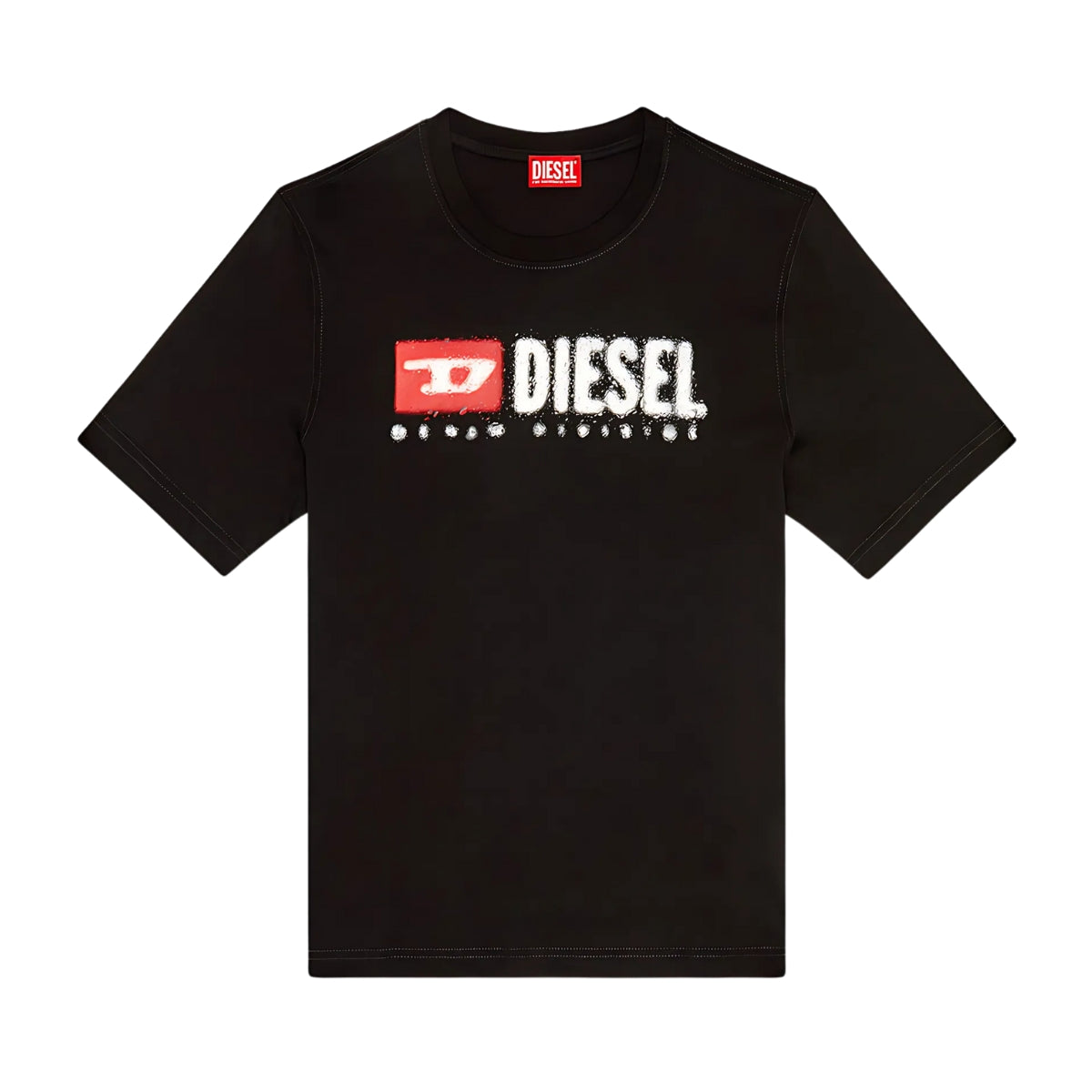 Diesel T-Shirt T-Adjust K14 Logo Black