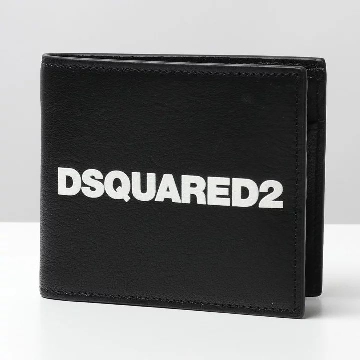 Dsquared2 Wallet Logo Black