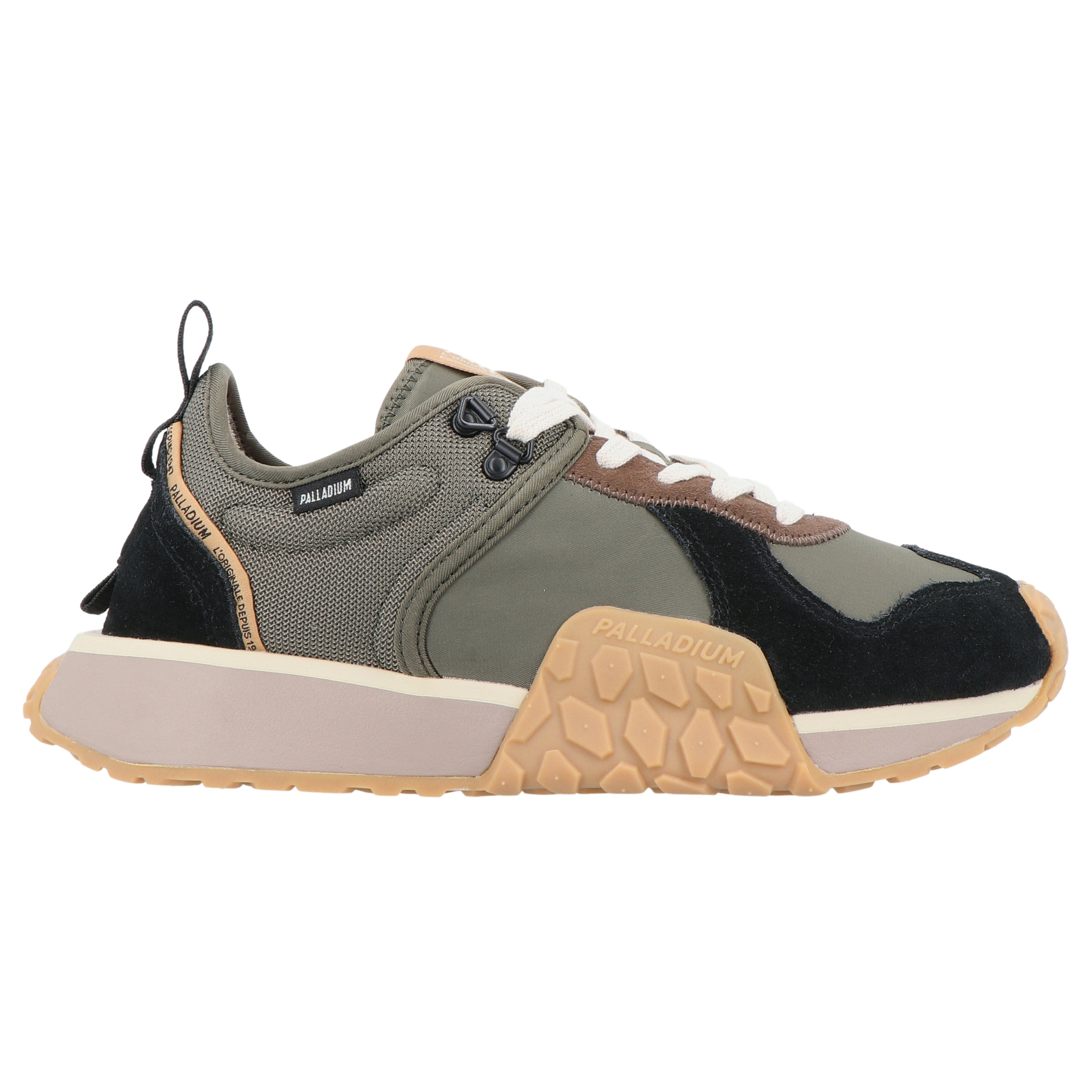 Palladium Sneaker Troop Runner Olive-Black-Beige