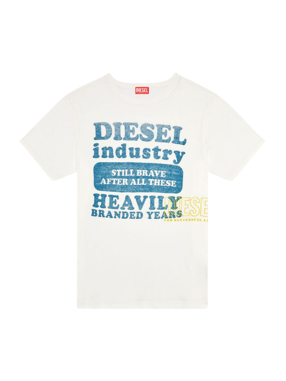 Diesel T-Shirt Industry Logo Off-White