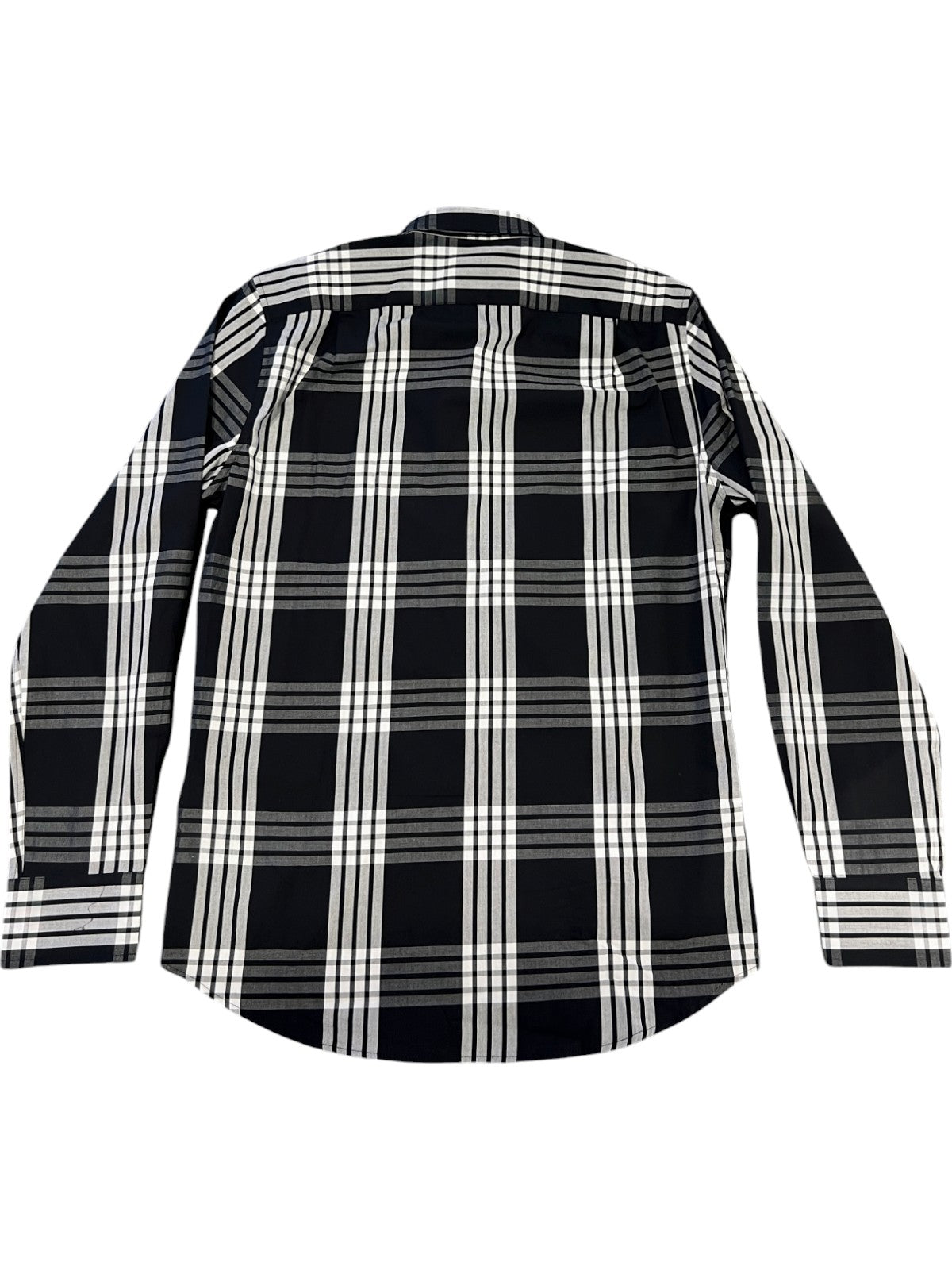 Polo Shirt Hades Check Long-Sleeve Black