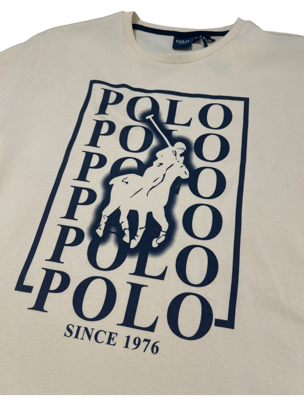 Polo T-Shirt Box Logo Stone