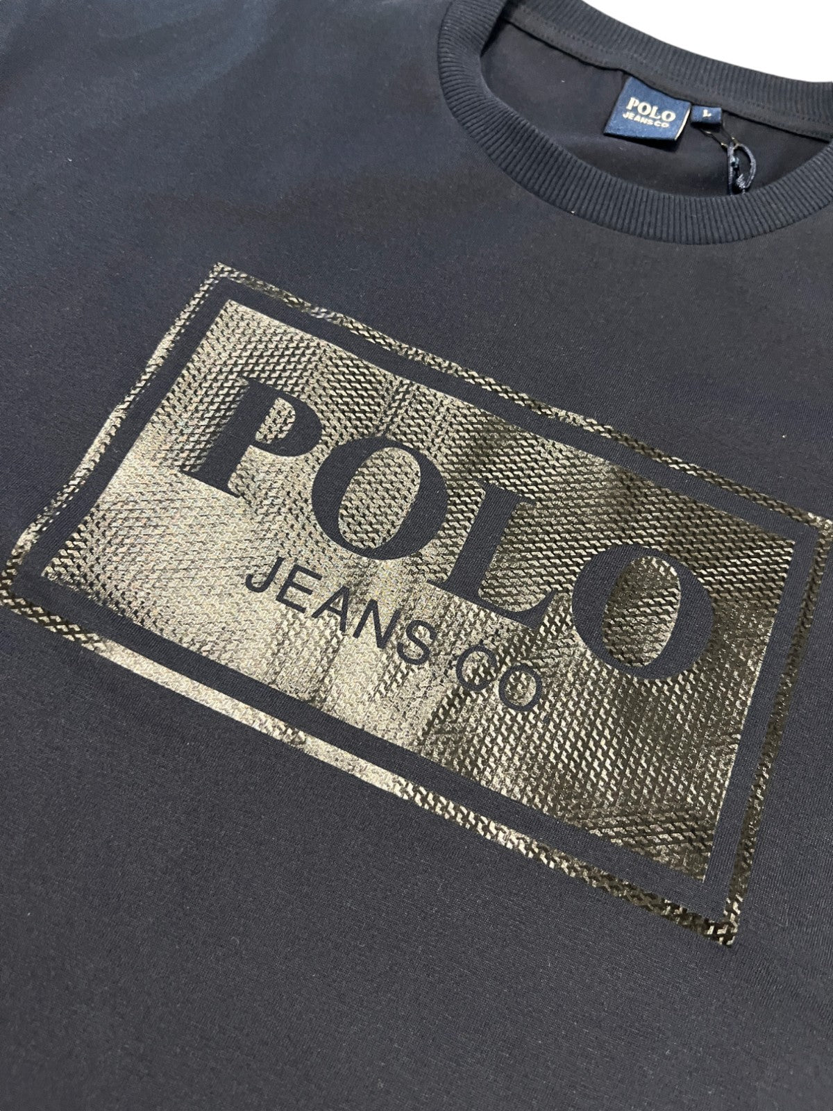 Polo T-Shirt Pjc Block Logo Navy