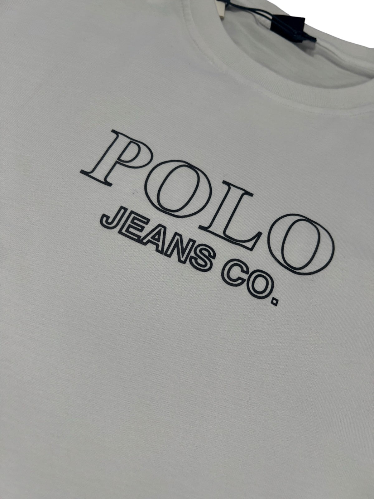 Polo T-Shirt Pjc Velcro Logo White