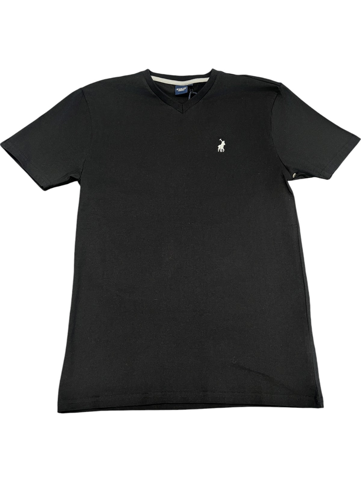 Polo T-Shirt Vneck Classic Logo Black