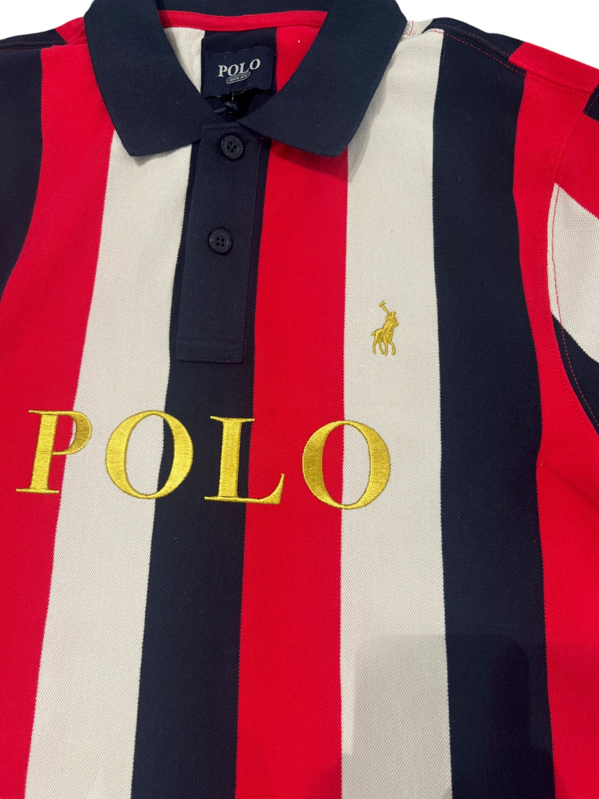 Polo Golfer Zion Stripe Red