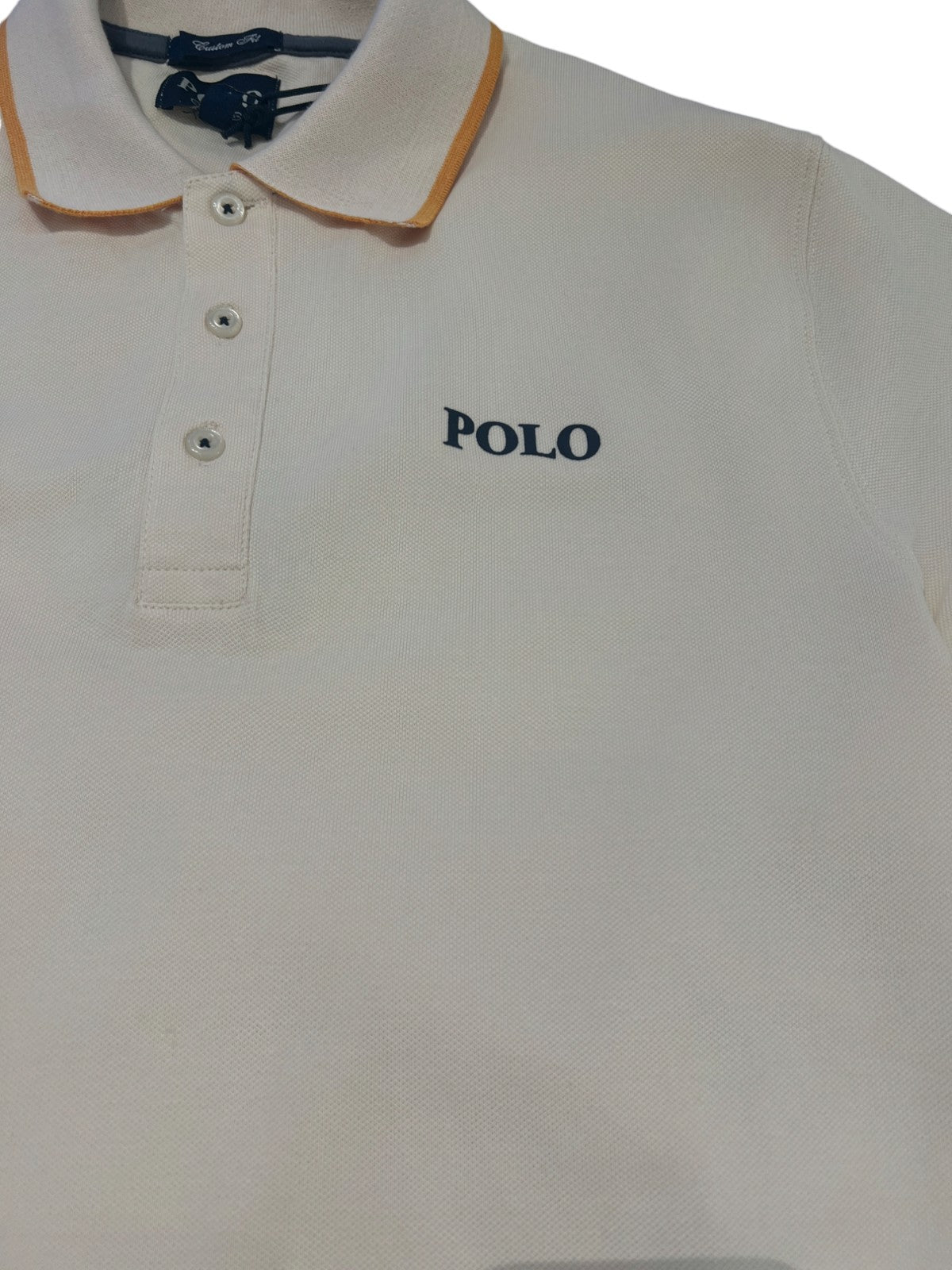 Polo Golfer Logo Tipped Off-White