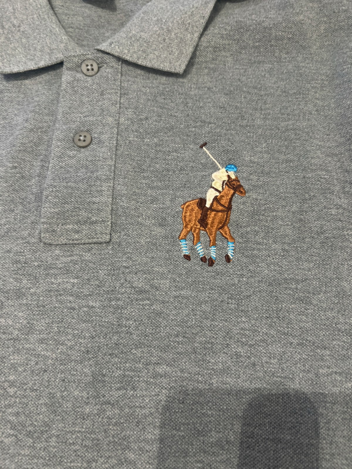 Polo Golfer Rafe Big Pony Grey Melange