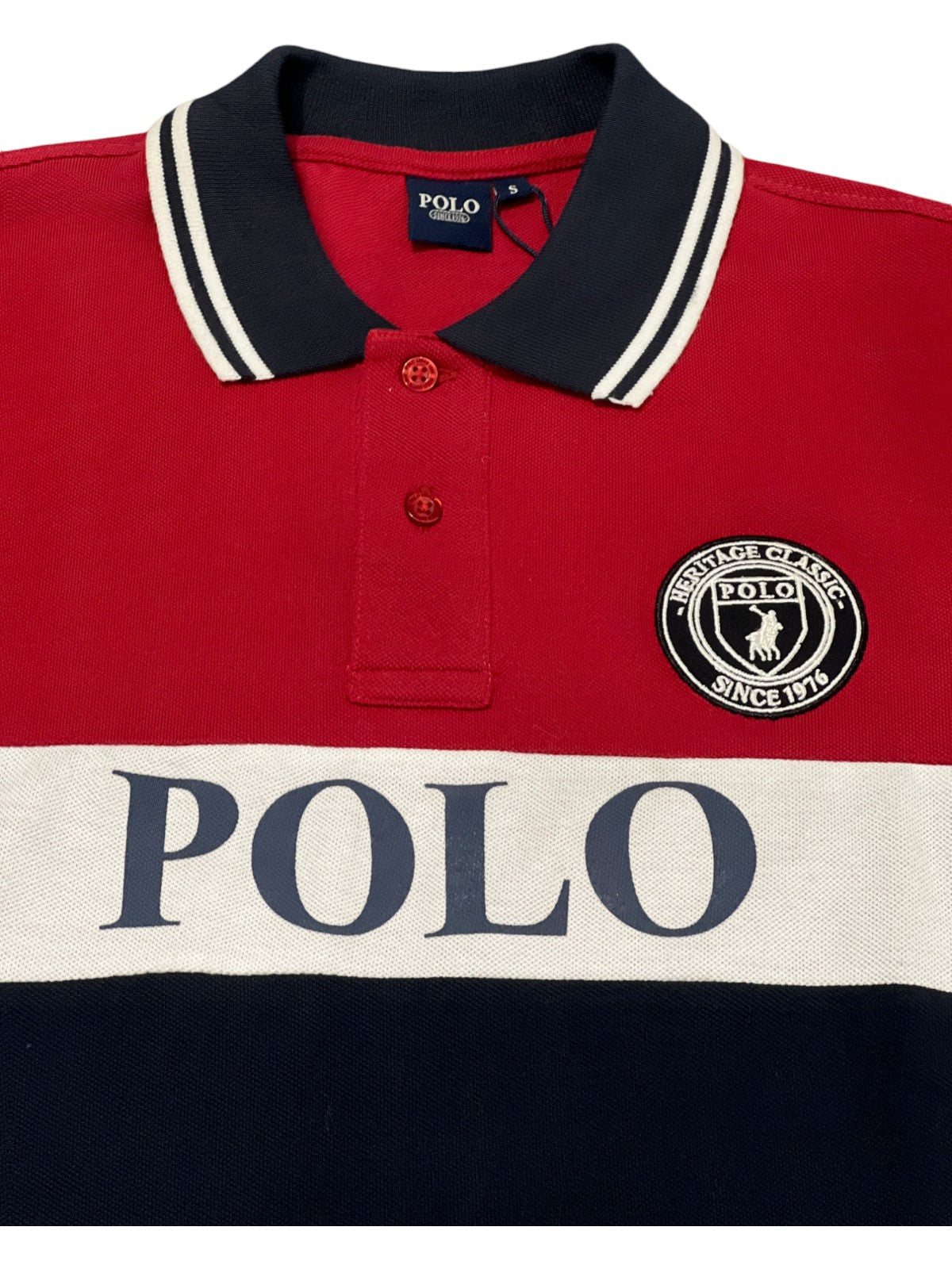 Polo Golfer Colourblock Navy