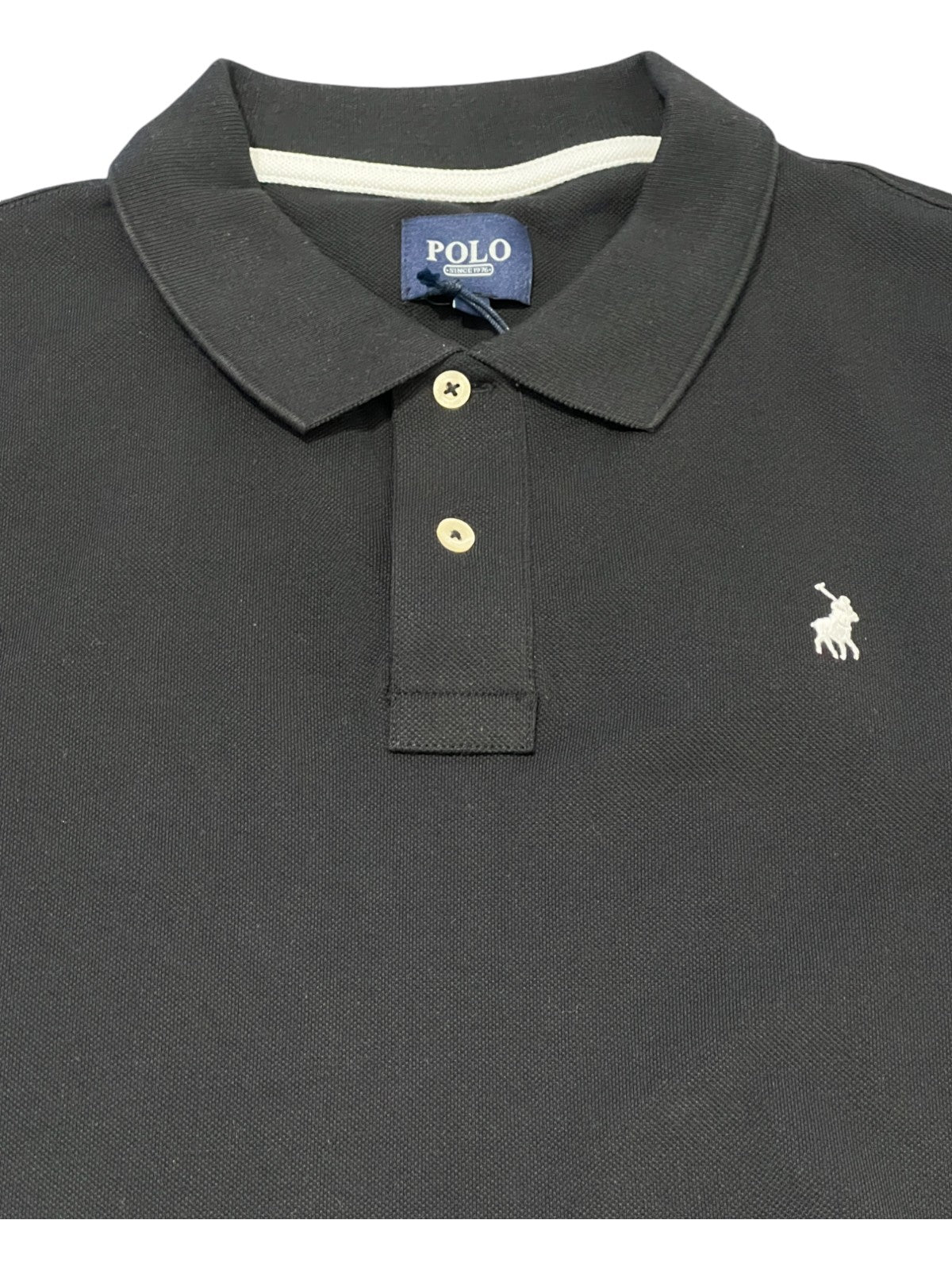 Polo Golfer Pique Stretch Black