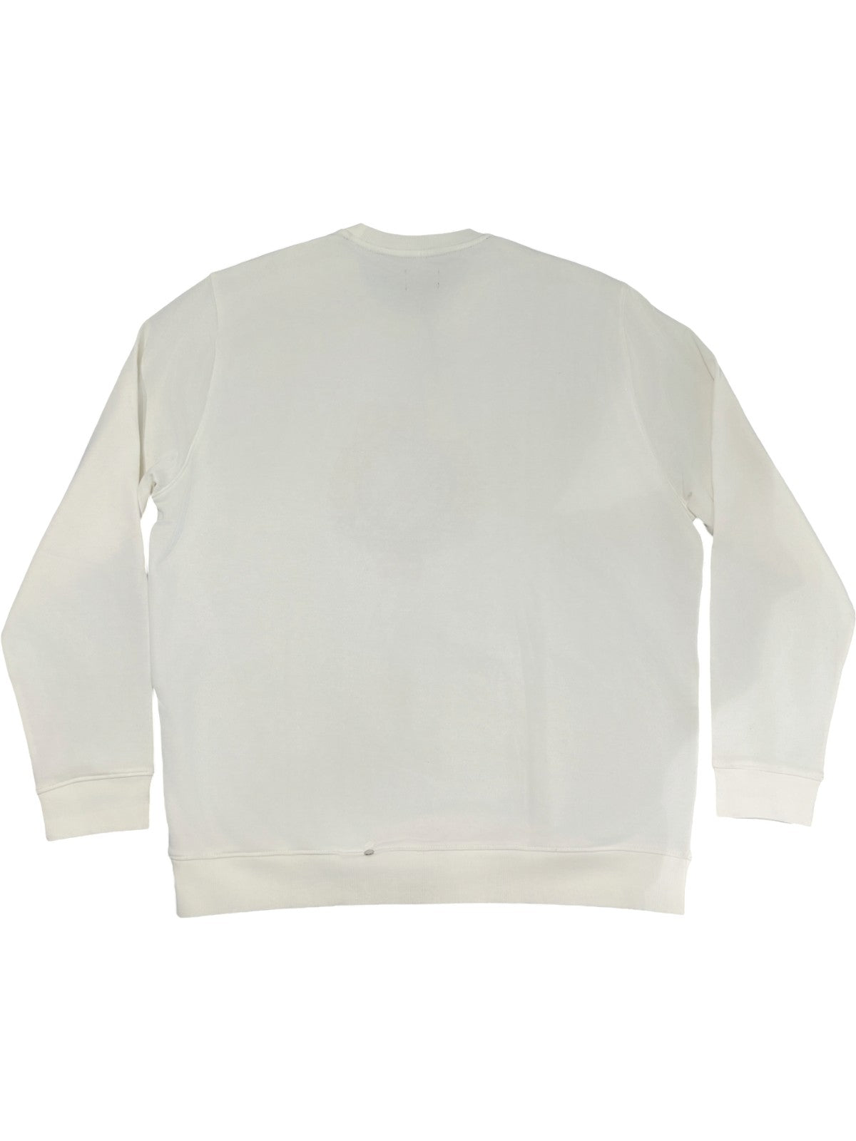 Polo Sweater Brushed Crest White