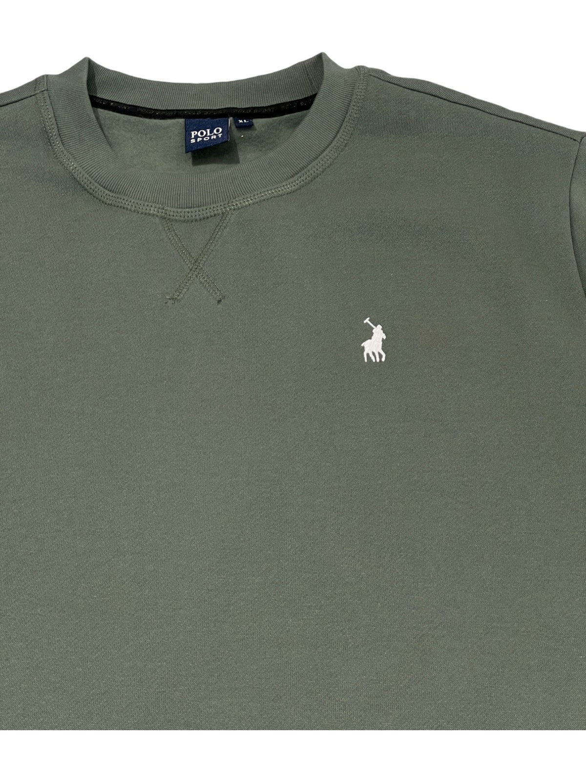 Polo Sweater Logo Green