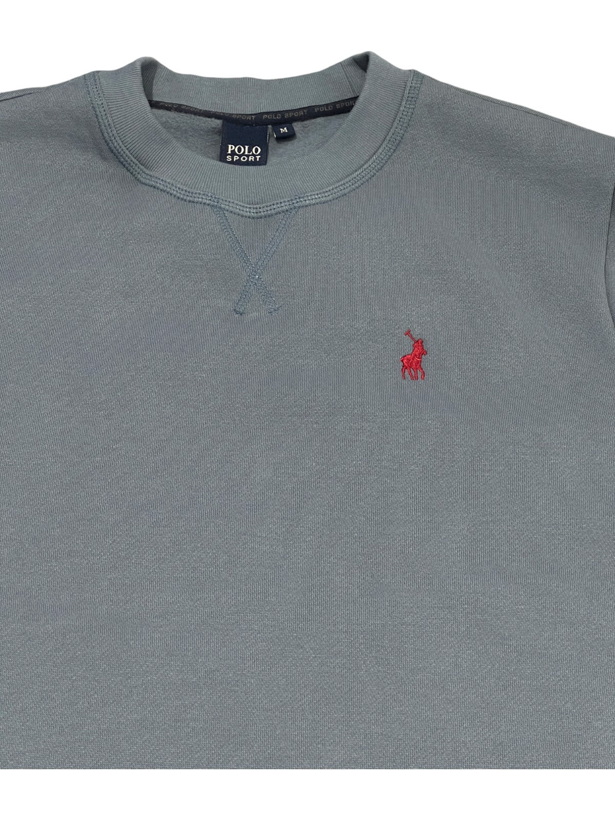 Polo Sweater Logo Blue