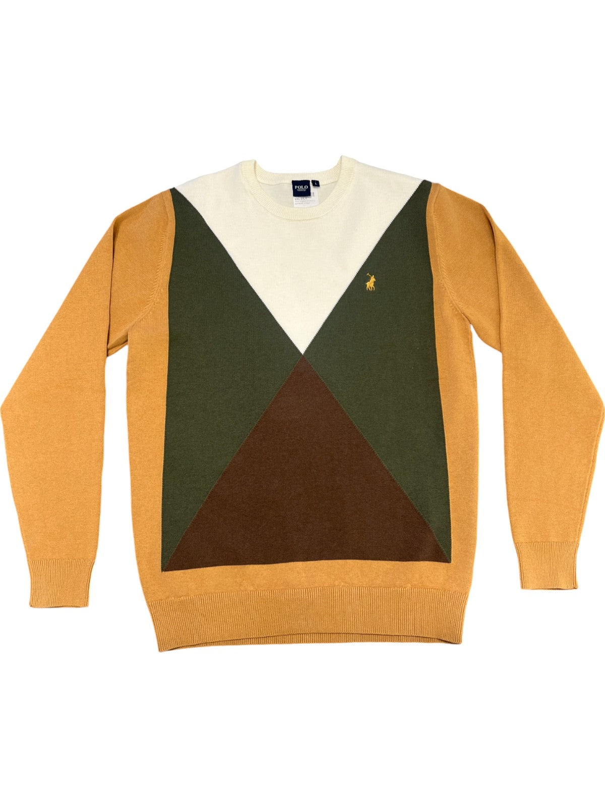 Polo Sweater Argyle Knitwear Fatigue