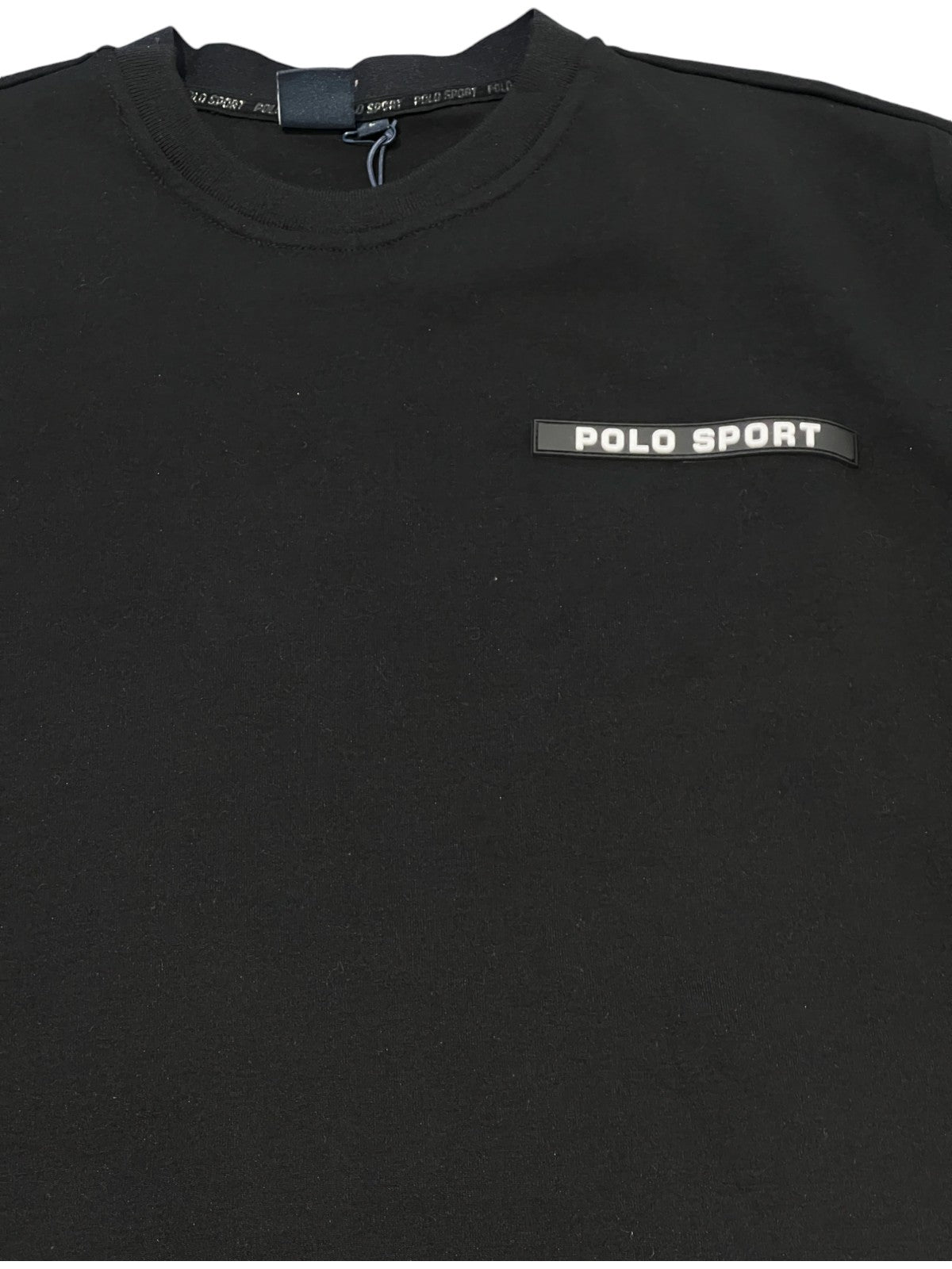 Polo Sweater Tech Fleece Black