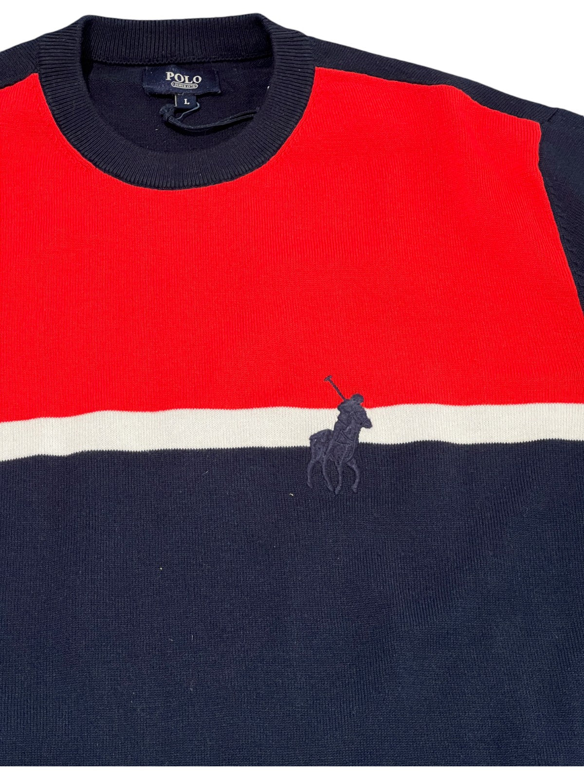 Polo Sweater Knitwear Navy