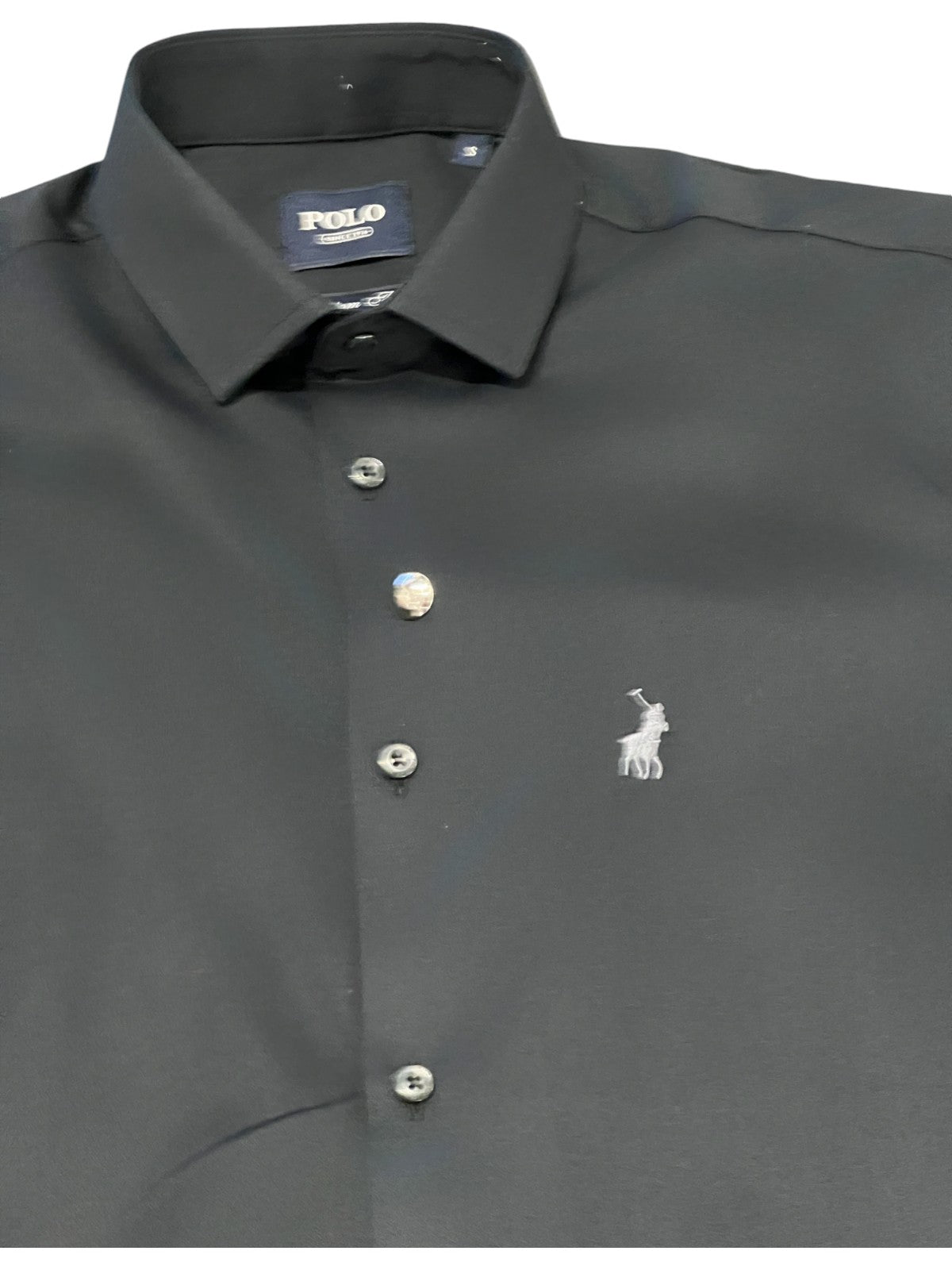 Polo Shirt Classic Custom Fit Greig Black