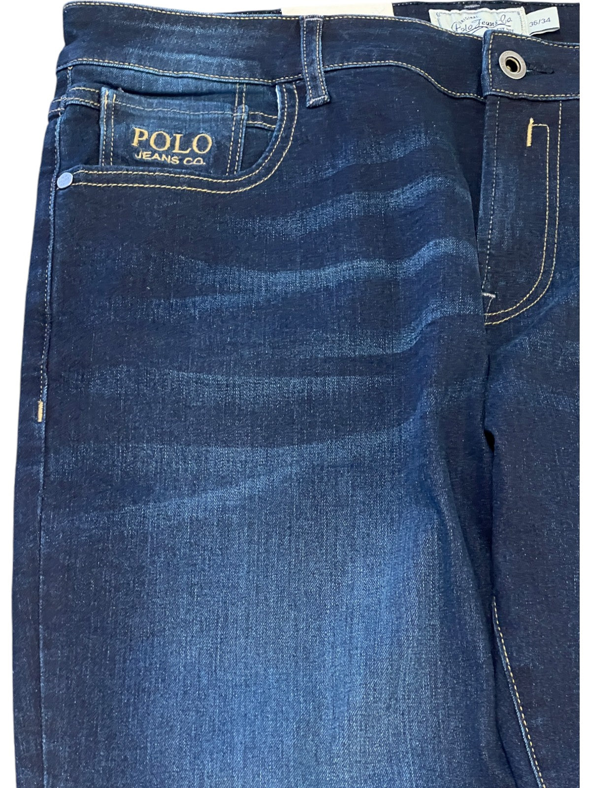 Polo Jeans Slim Leg Denim Dark Wash