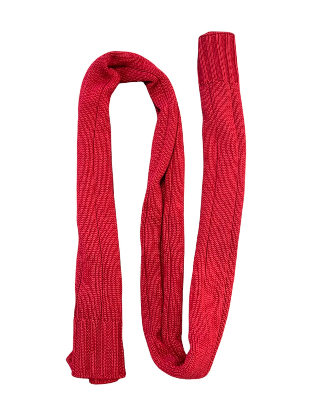 Polo Scarfs Classic Ribbed Burgundy