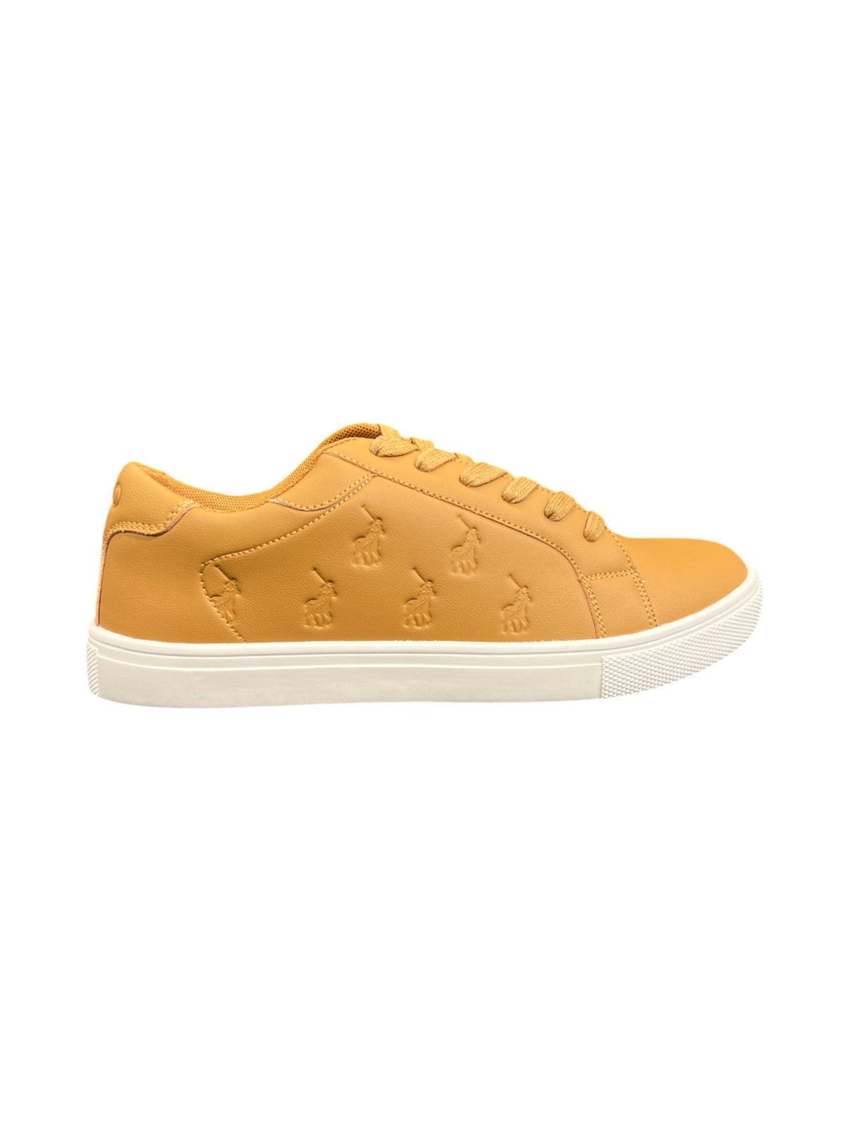 Polo Sneaker Ladies Debossed Pony Classic Tan