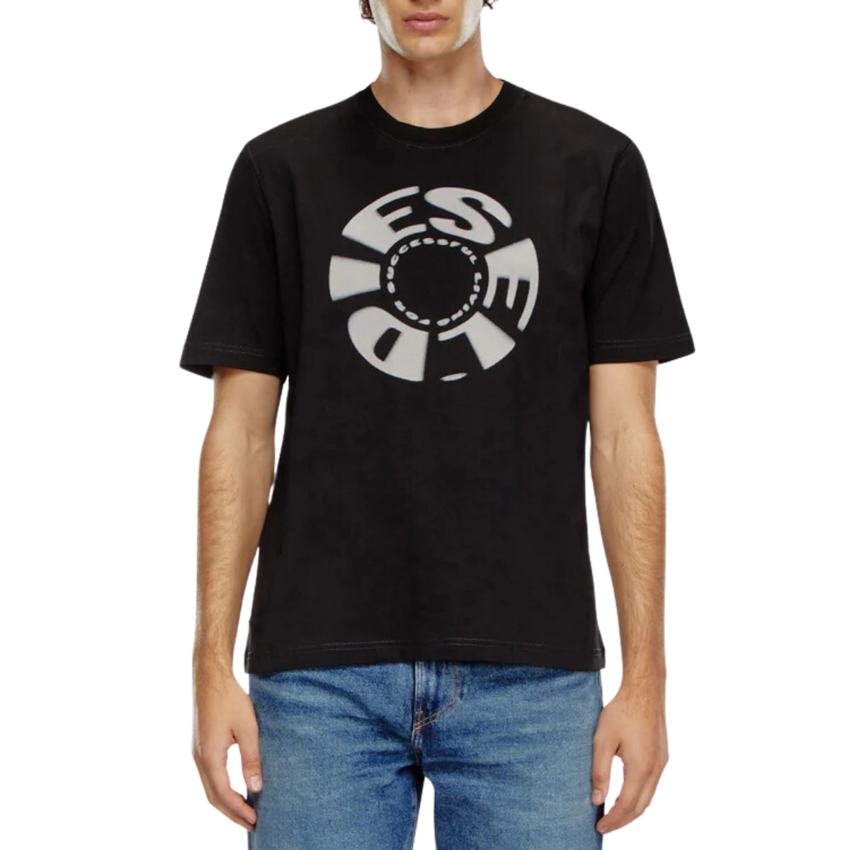 Diesel T-Shirt T-Adjust K9 Logo Black