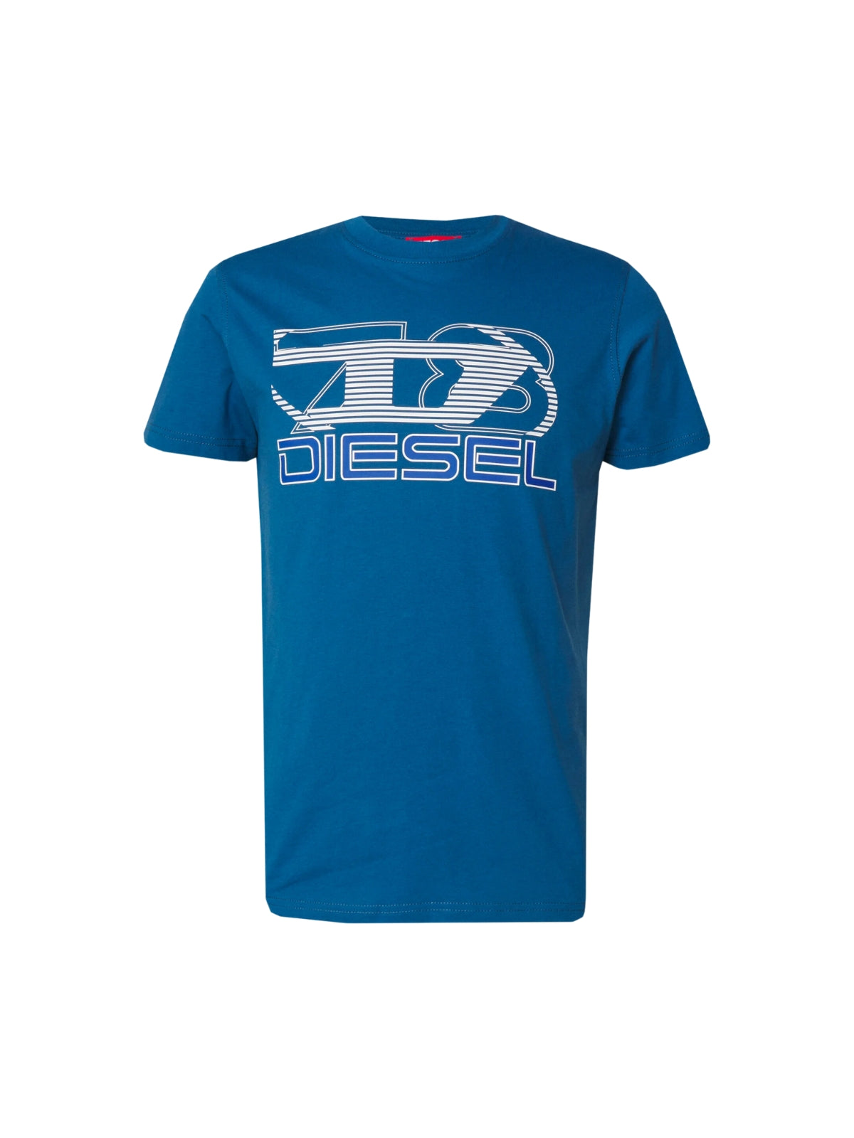 Diesel T-Shirt 8Nt Logo Blue