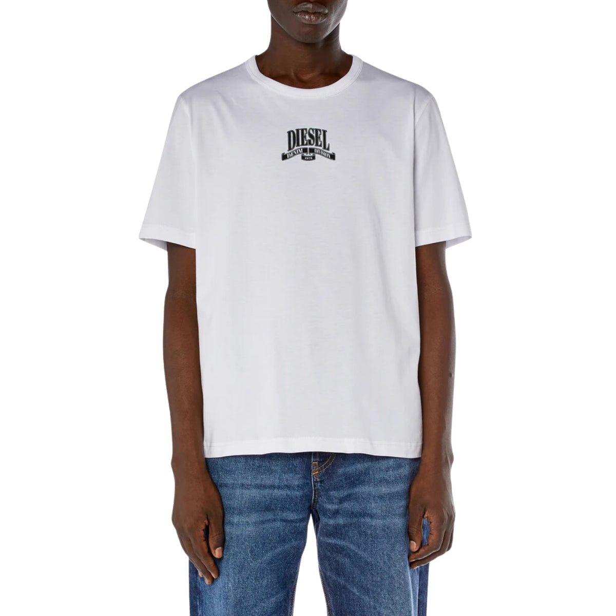 Diesel T-Shirt T-Adjust Logo White