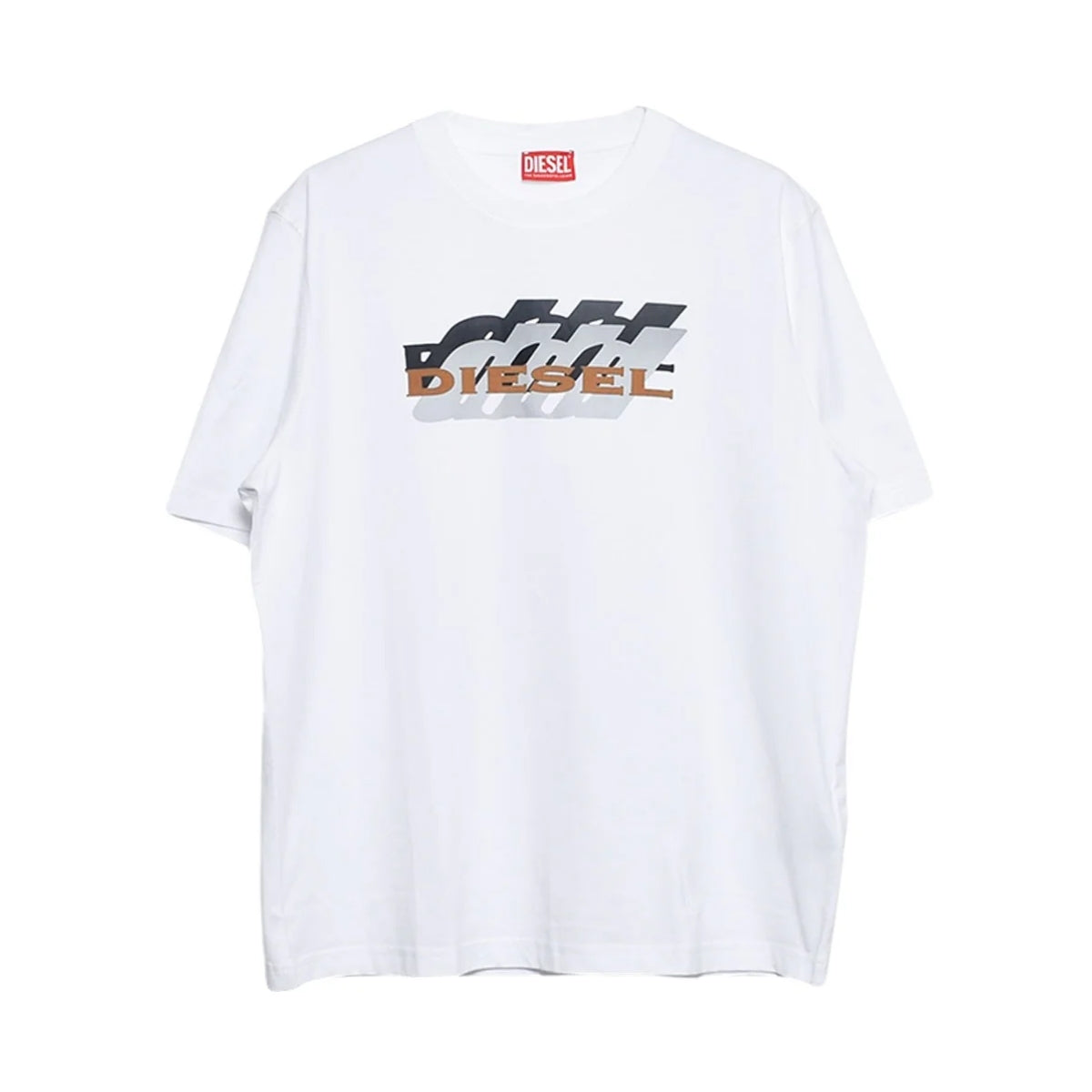 Diesel T-Shirt T-Adjust Logo White