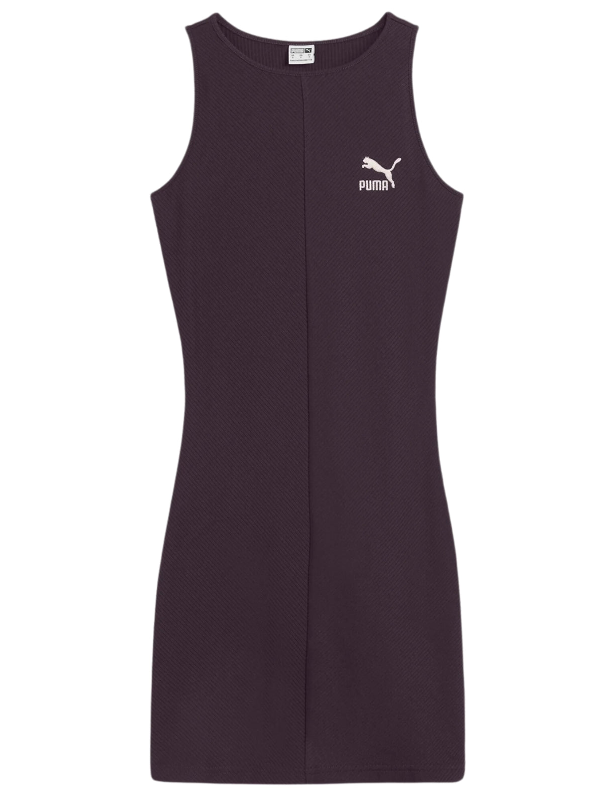 Puma Dress Classics Ribbed Sleeveless Purple