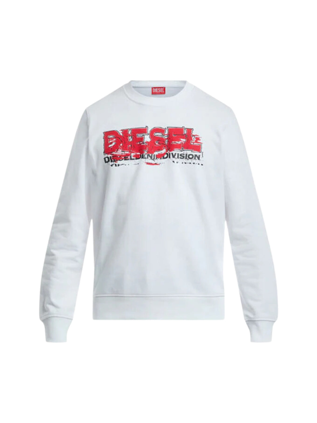 Diesel Sweater Ginn K40 Logo White