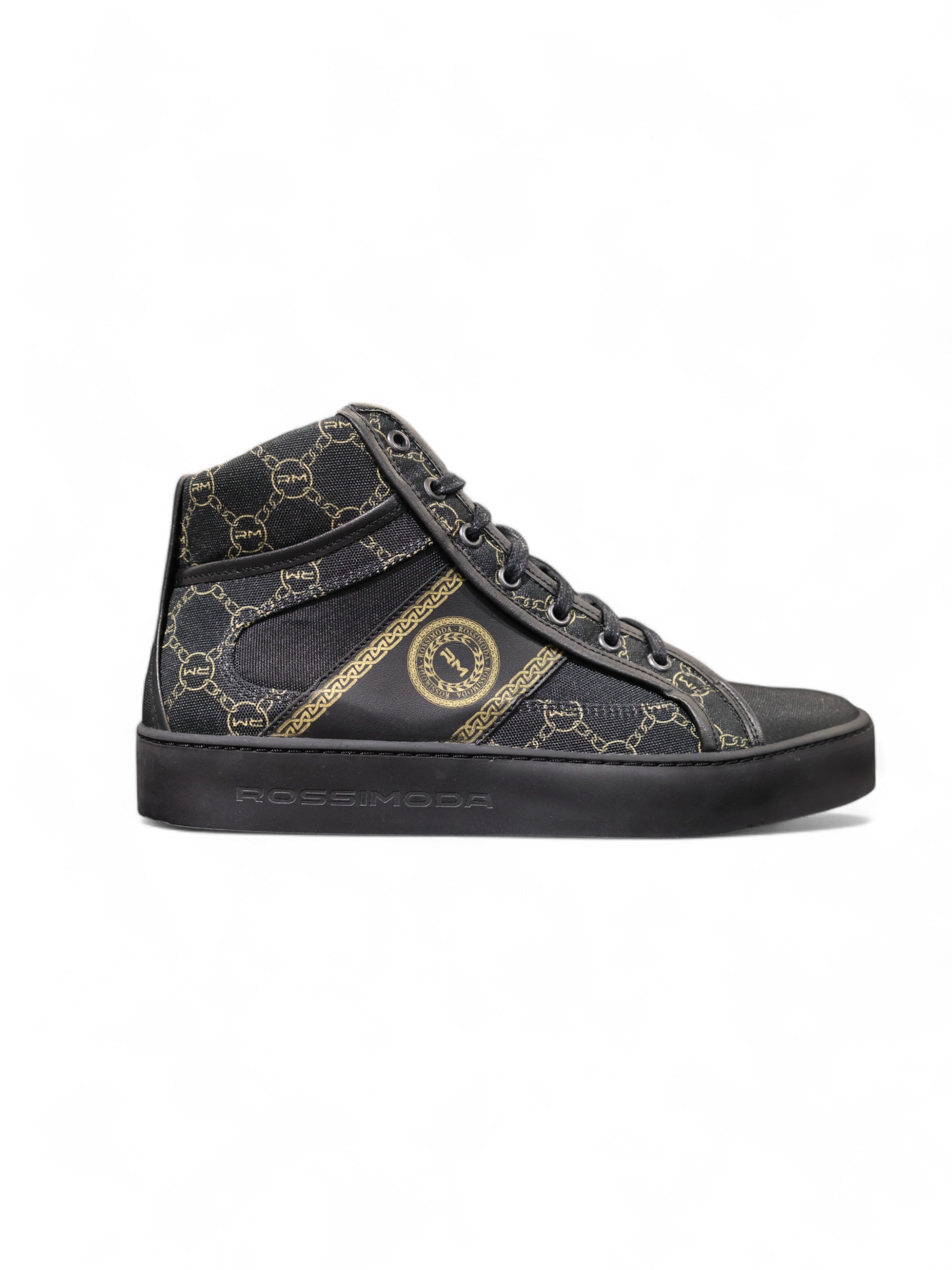 Rossimoda Sneaker Lux Brocade Luigi Black