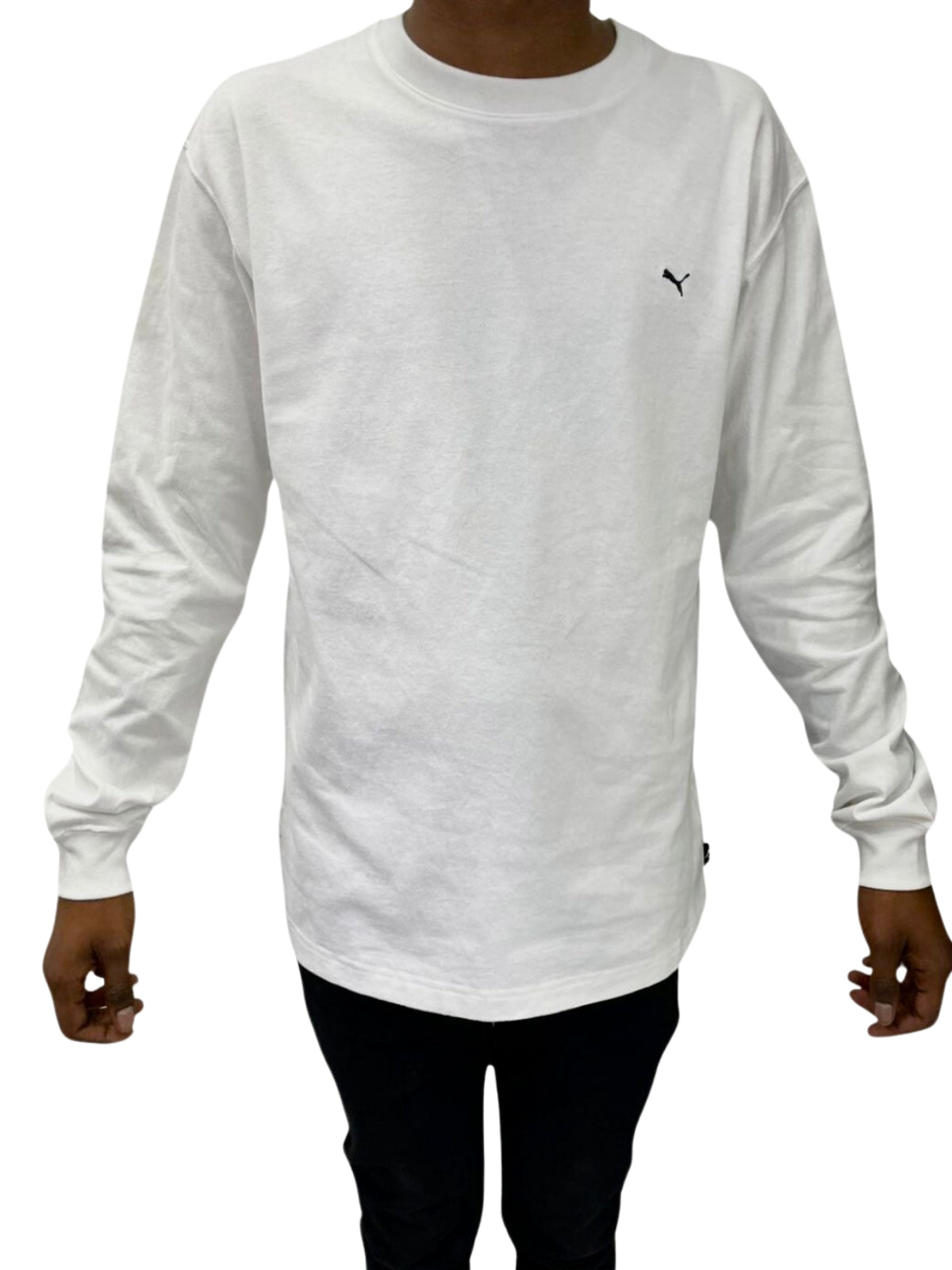 Puma Sweater Graphics Cool Day Hot White