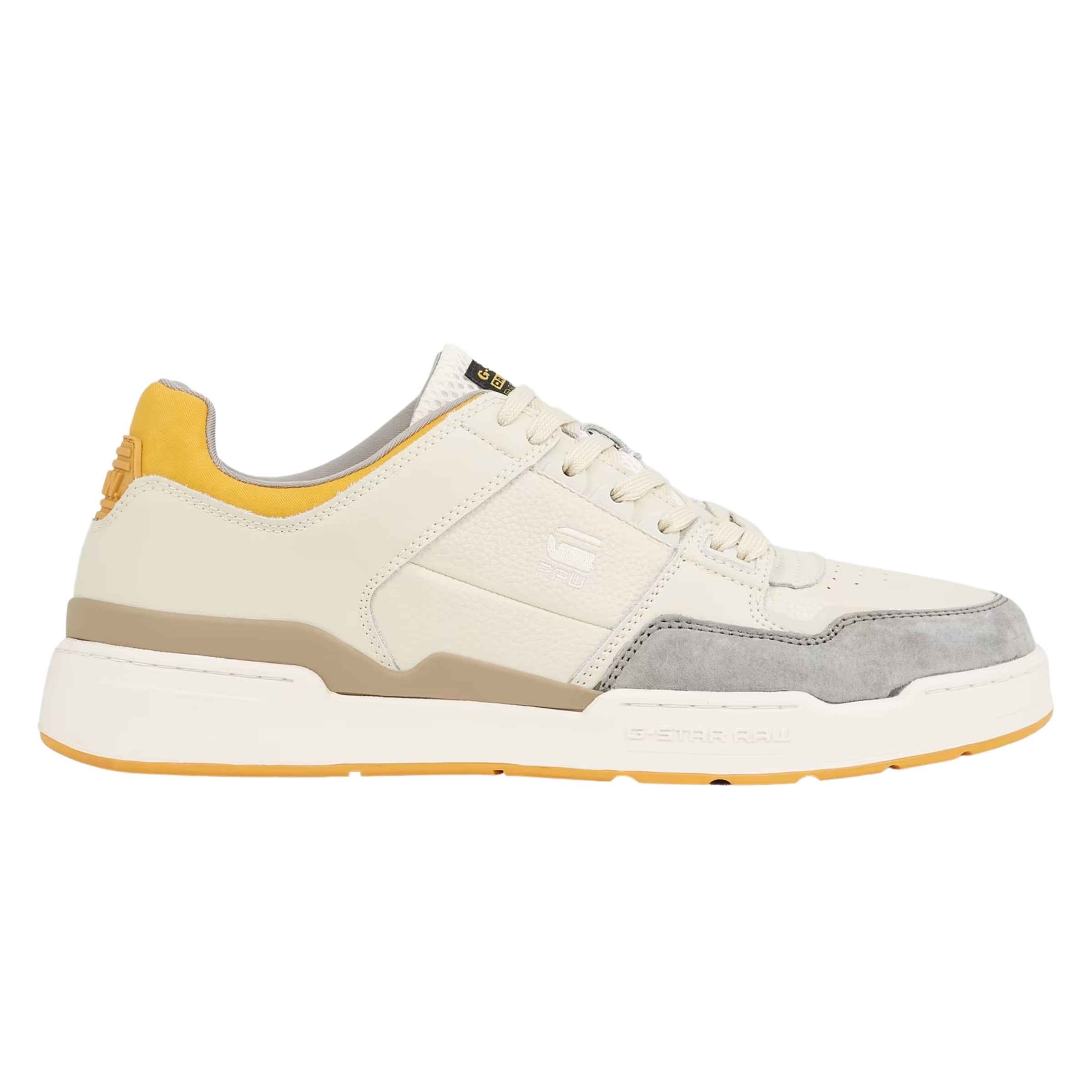 G-Star Sneaker Attacc Pop Lea Off-White-Ochre