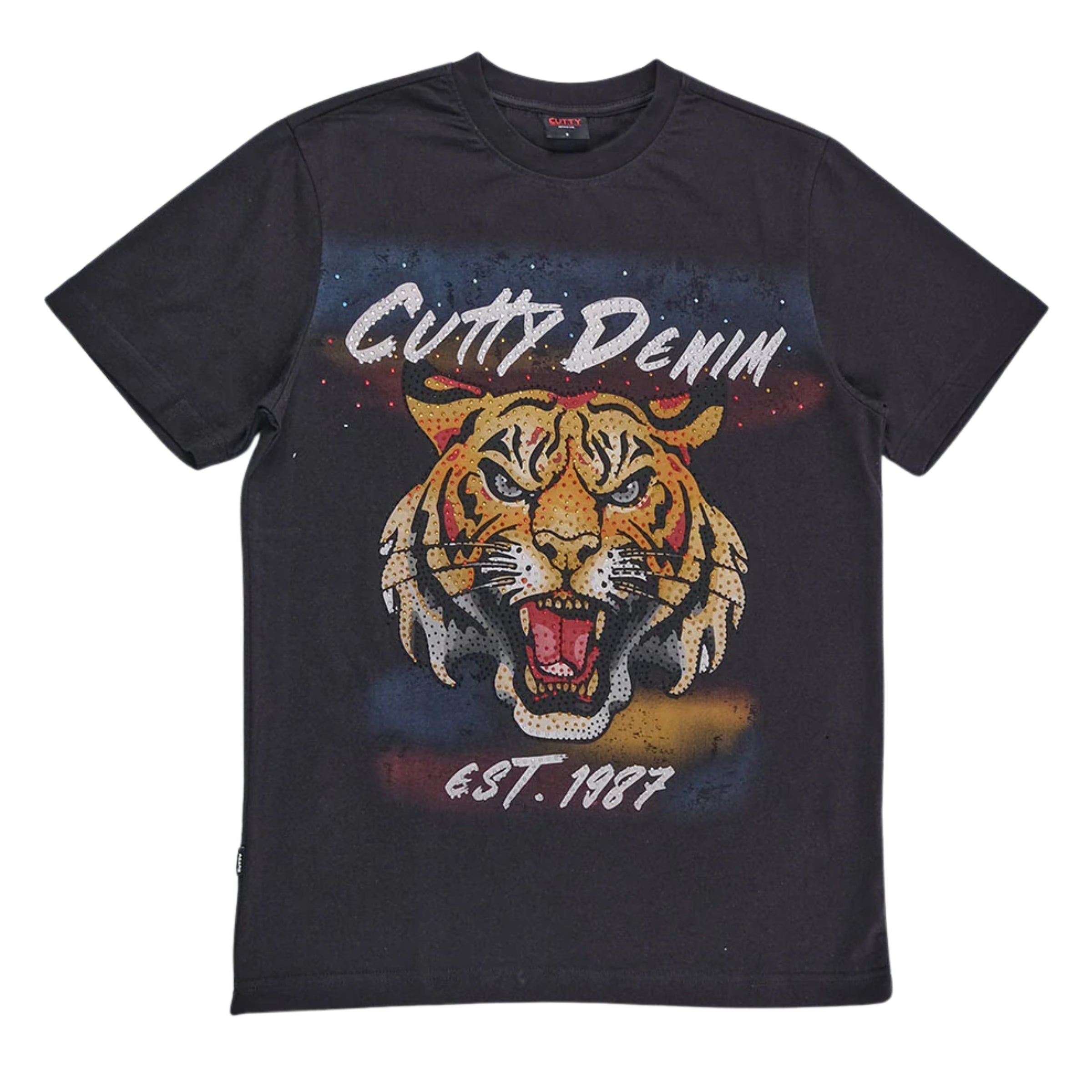 Cutty T-Shirt Graphic Tiger Black