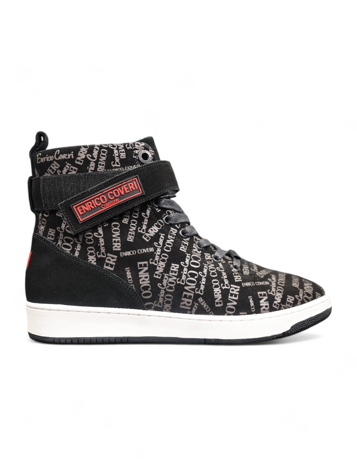 Enrico Coveri Boot High Top Black-Silver