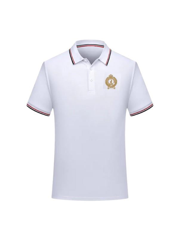 Polo Golfer Crest Logo White