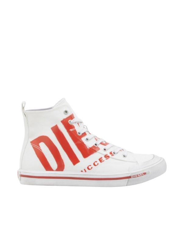 Diesel Sneaker S-Athos Mid White-Red