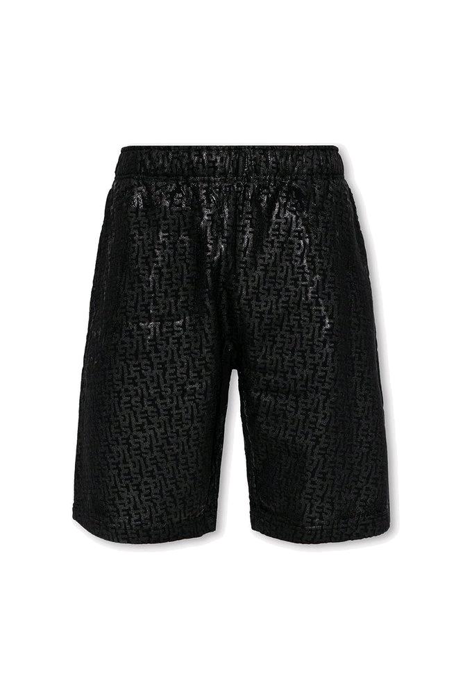 Diesel Short P-Marshy Monogram Logo Black