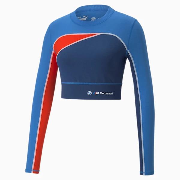 Puma T-Shirt Ladies L/S Bmw Mms Estate Blue