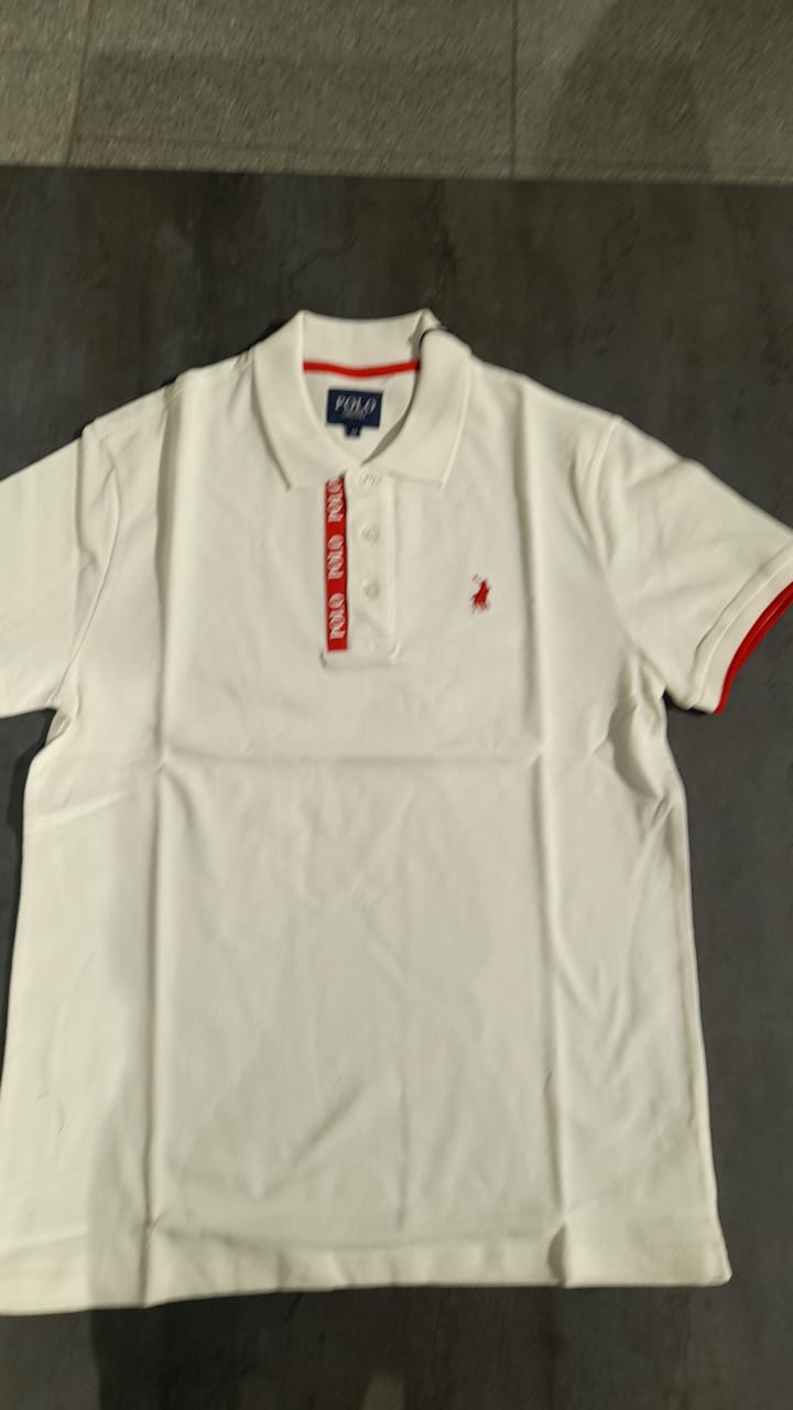 Polo Golfer Logo Placket White – Colt 45