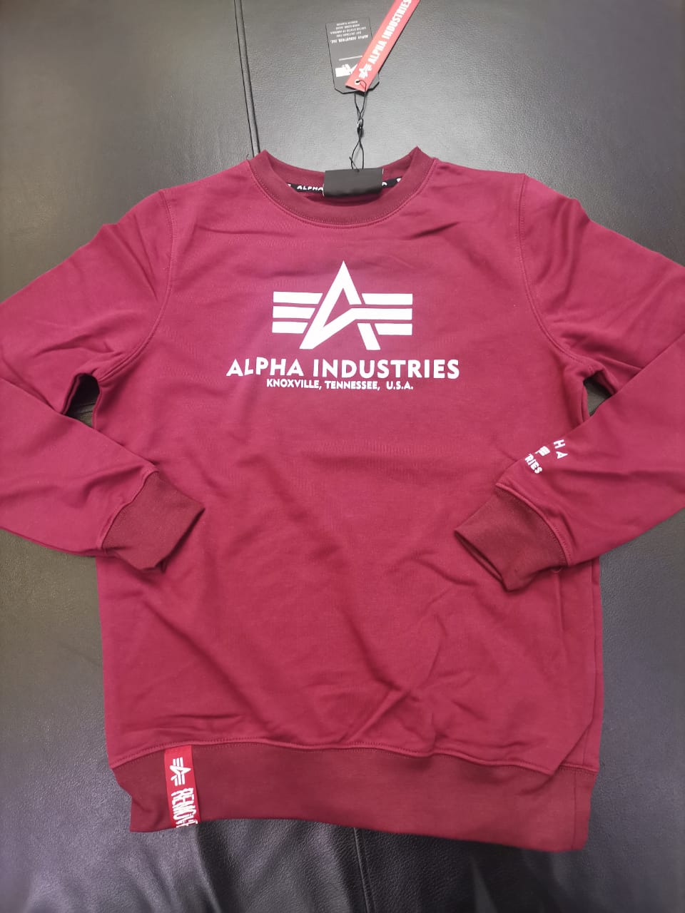 Alpha Industries Sweater Basic Maroon