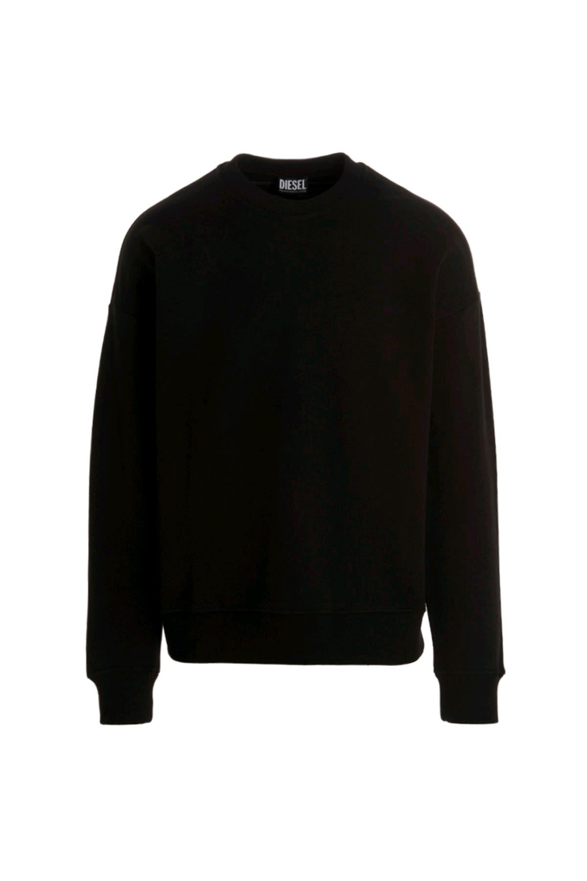 Diesel Sweater S-Rob-Megoval Back Logo Black