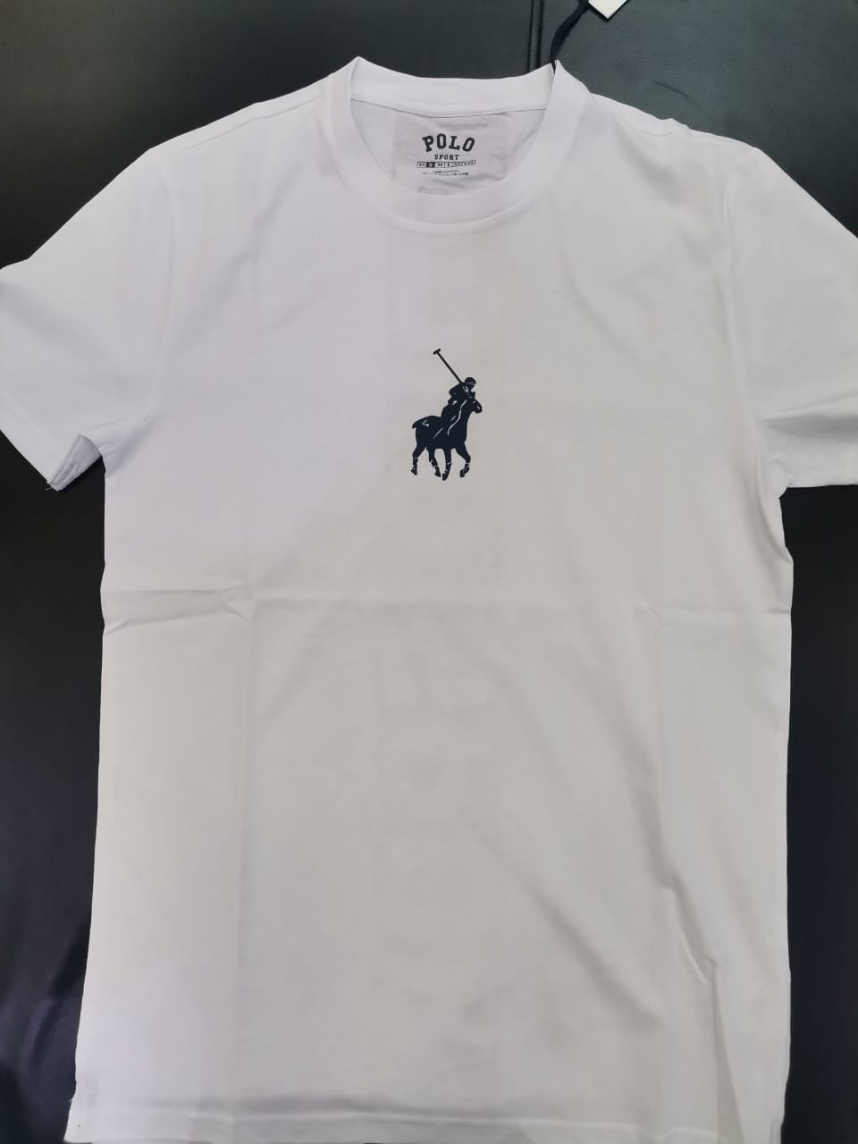 Polo T-Shirt Sport Pony White
