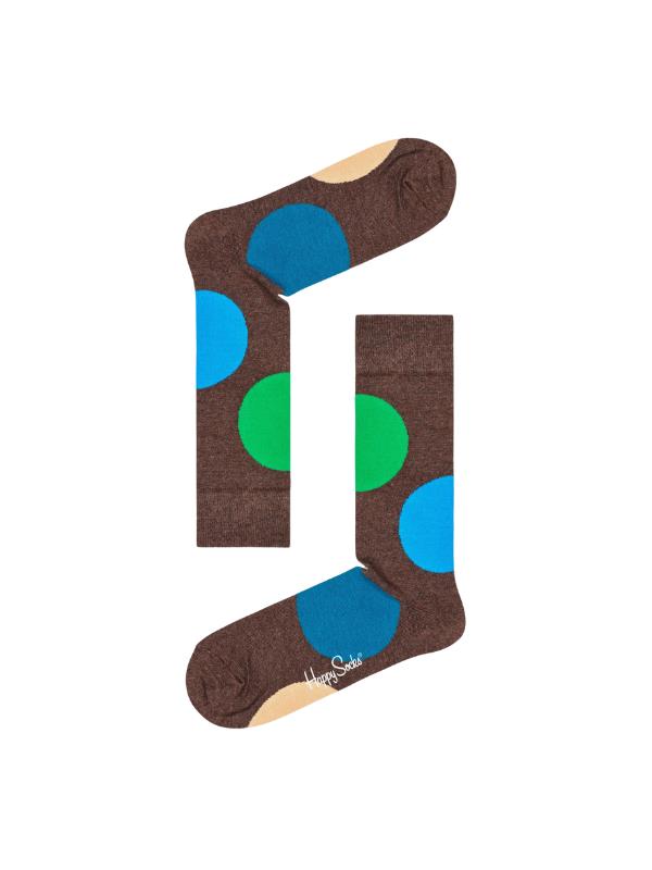 Happy Socks Polkadot Brown-Blue-Green