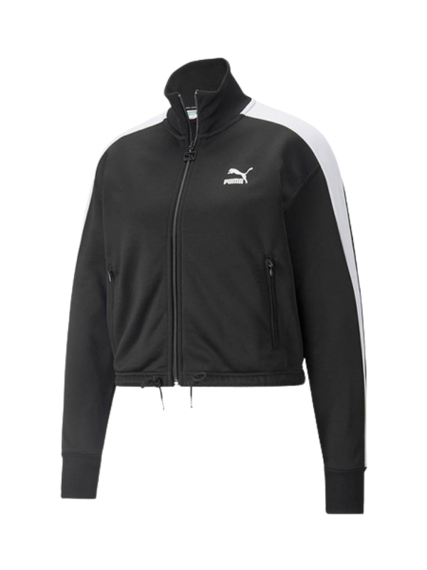 Puma Jacket Lds Crop T7 Black